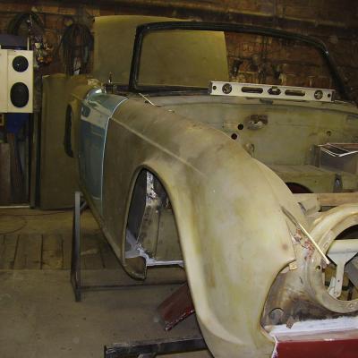 Restaurálás - Triumph TR4 40