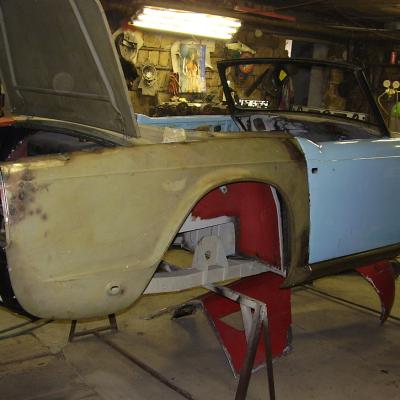 Restaurálás - Triumph TR4 41