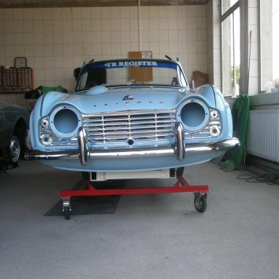 Restaurálás - Triumph TR4 80
